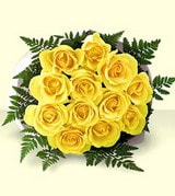 Ankara �i�ek�i yolla d�kkan�m�zdan  11 adet saf sar� g�l buketi