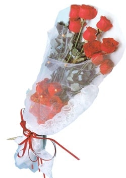 Ankara Elvankent �i�ek�i firma �r�n�m�z  9 adet k�rm�z� g�lden buket