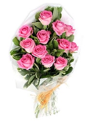 Ankara Ostim �i�ek g�nderimi  firmas� �r�n�m�z   11 adet pembe g�lden buket �i�e�i