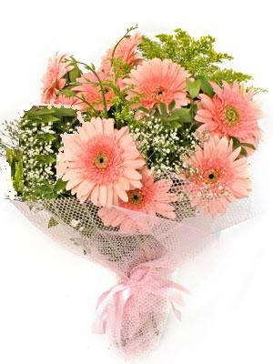 Ankara Bat�kent �i�ek�i firmas� �r�n�m�z  taze k�r �i�ekleri gerbera demeti