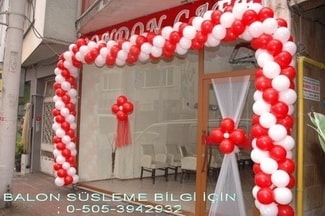 25 metre i�yeri a��l�� balon s�slemesi k���k paket  