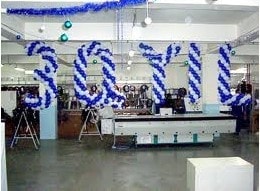 Ankara yazı rakam balon süslemesi
